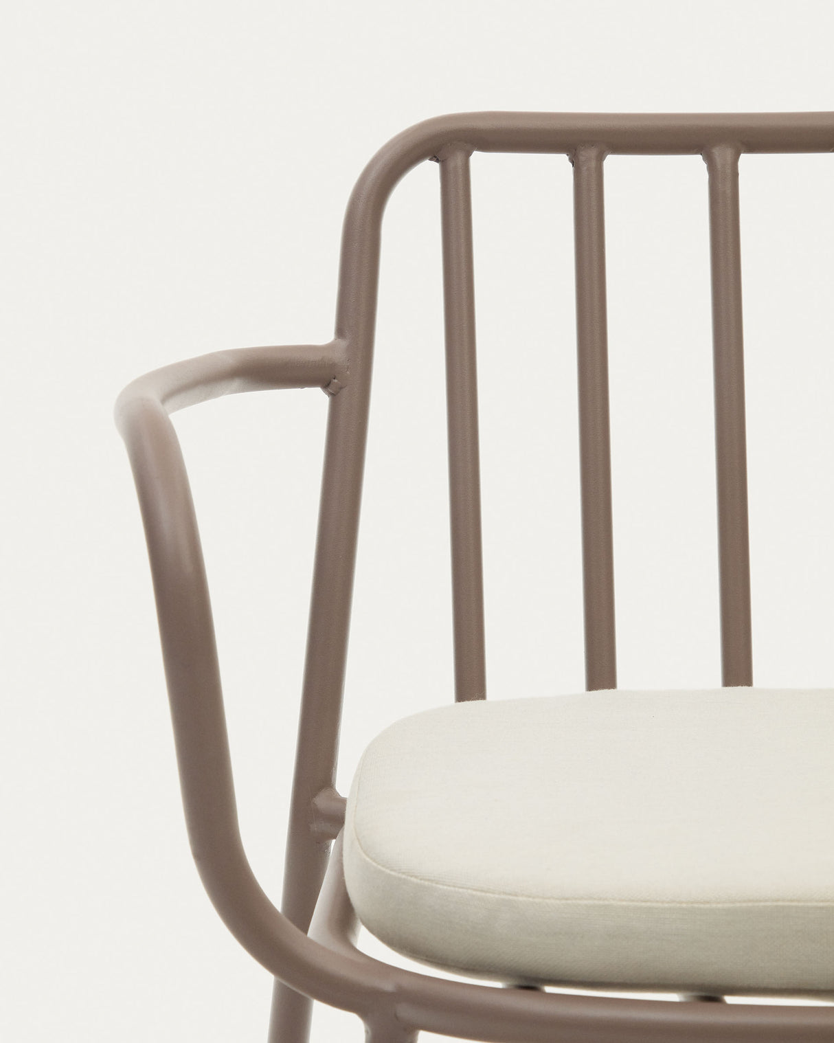 Bramant stapelbarer Stuhl aus Stahl mit Finish in Helllila - ZEN ZONE Furniture