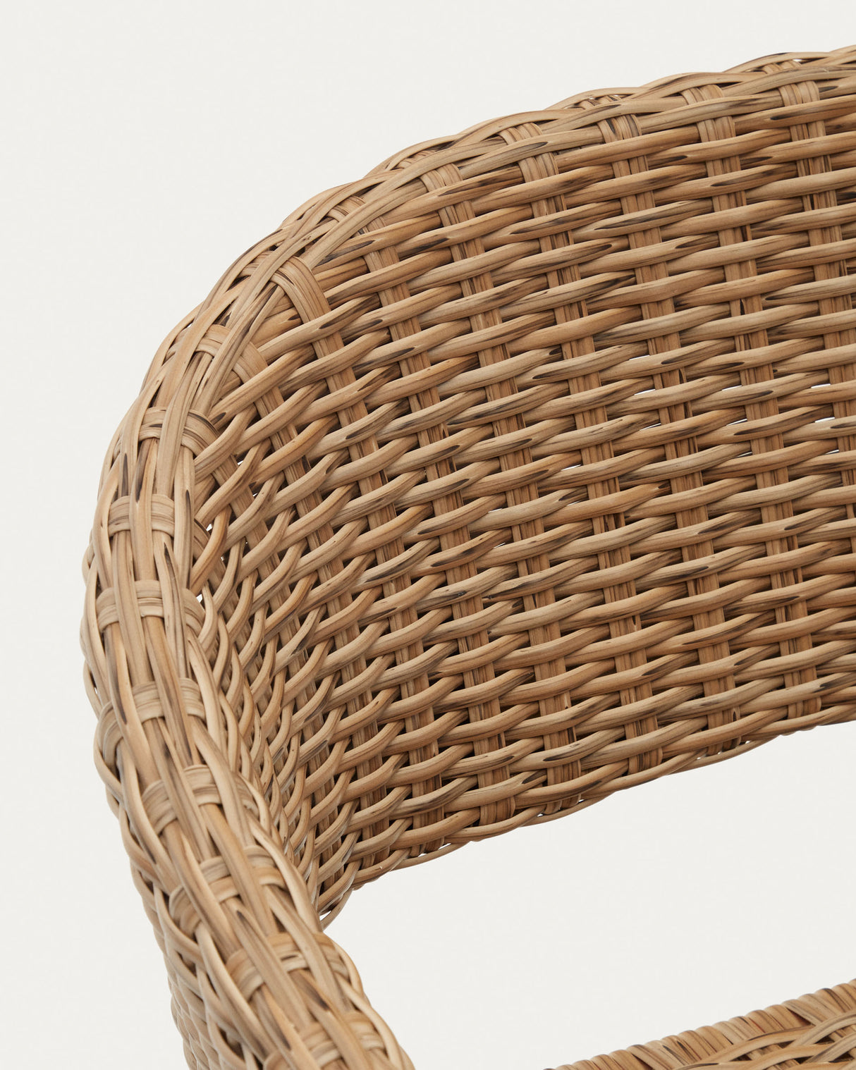 Pola stapelbarer Stuhl 100% Outdoor massiver Eukalyptus 100% FSC Kunstrattan natürliches F - ZEN ZONE Furniture