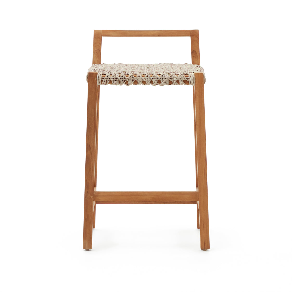 Giverola Hocker aus massivem Teakholz 80 cm - ZEN ZONE Furniture