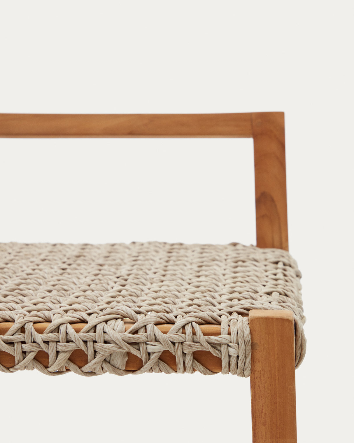 Giverola Hocker aus massivem Teakholz 80 cm - ZEN ZONE Furniture