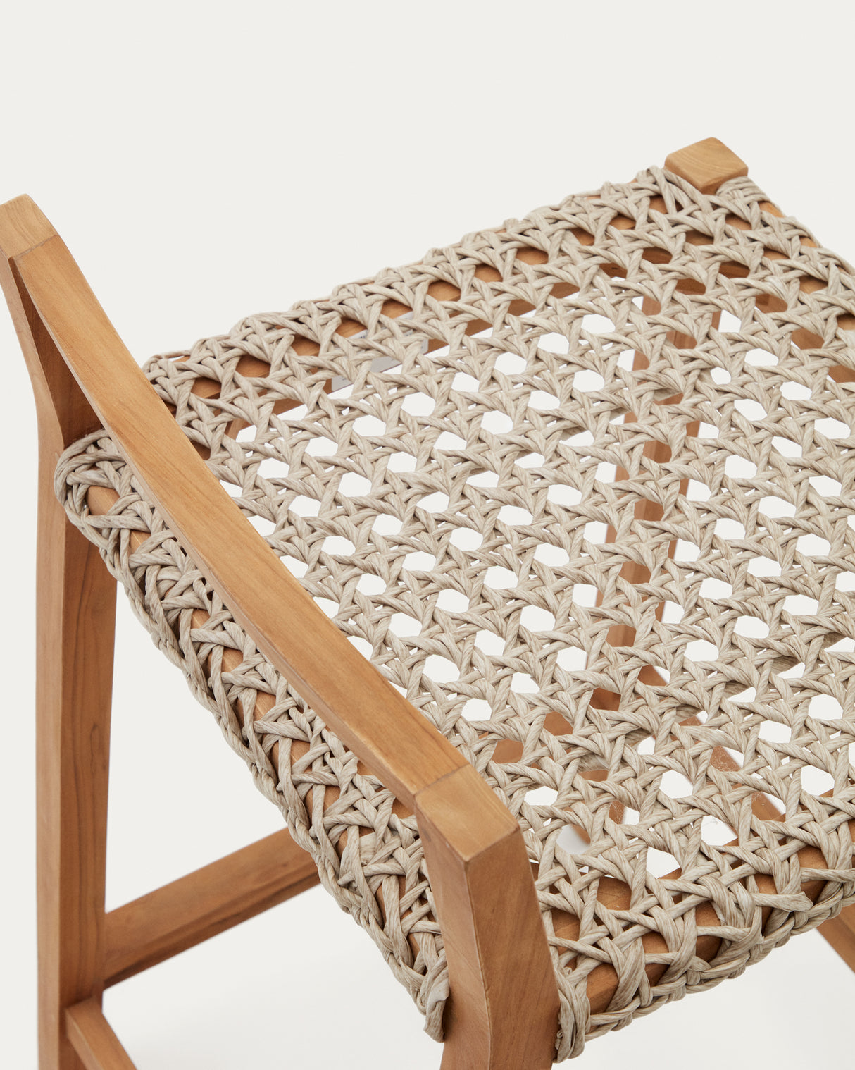 Giverola Hocker aus massivem Teakholz 80 cm - ZEN ZONE Furniture