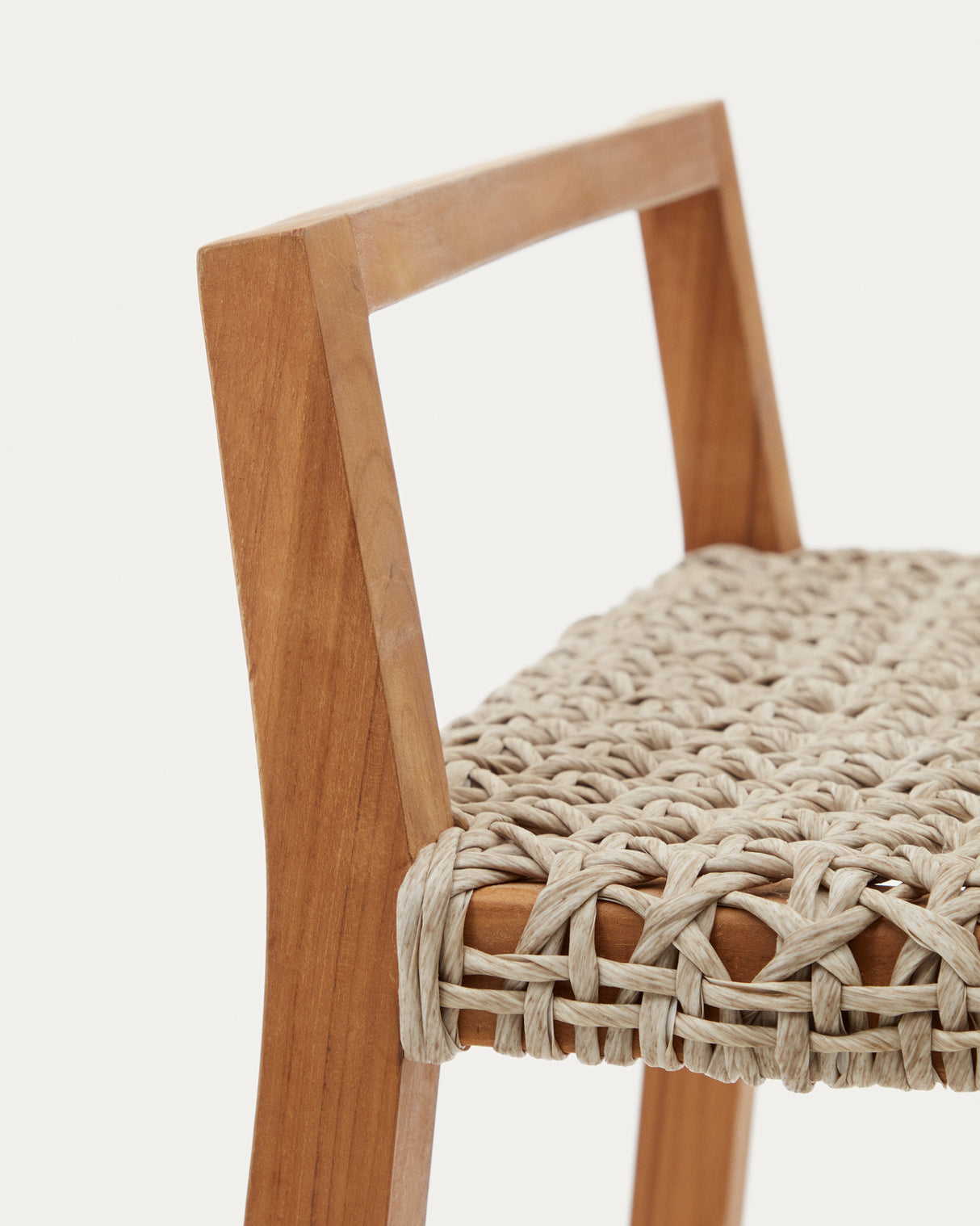 Giverola Hocker aus massivem Teakholz 80 cm - ZEN ZONE Furniture