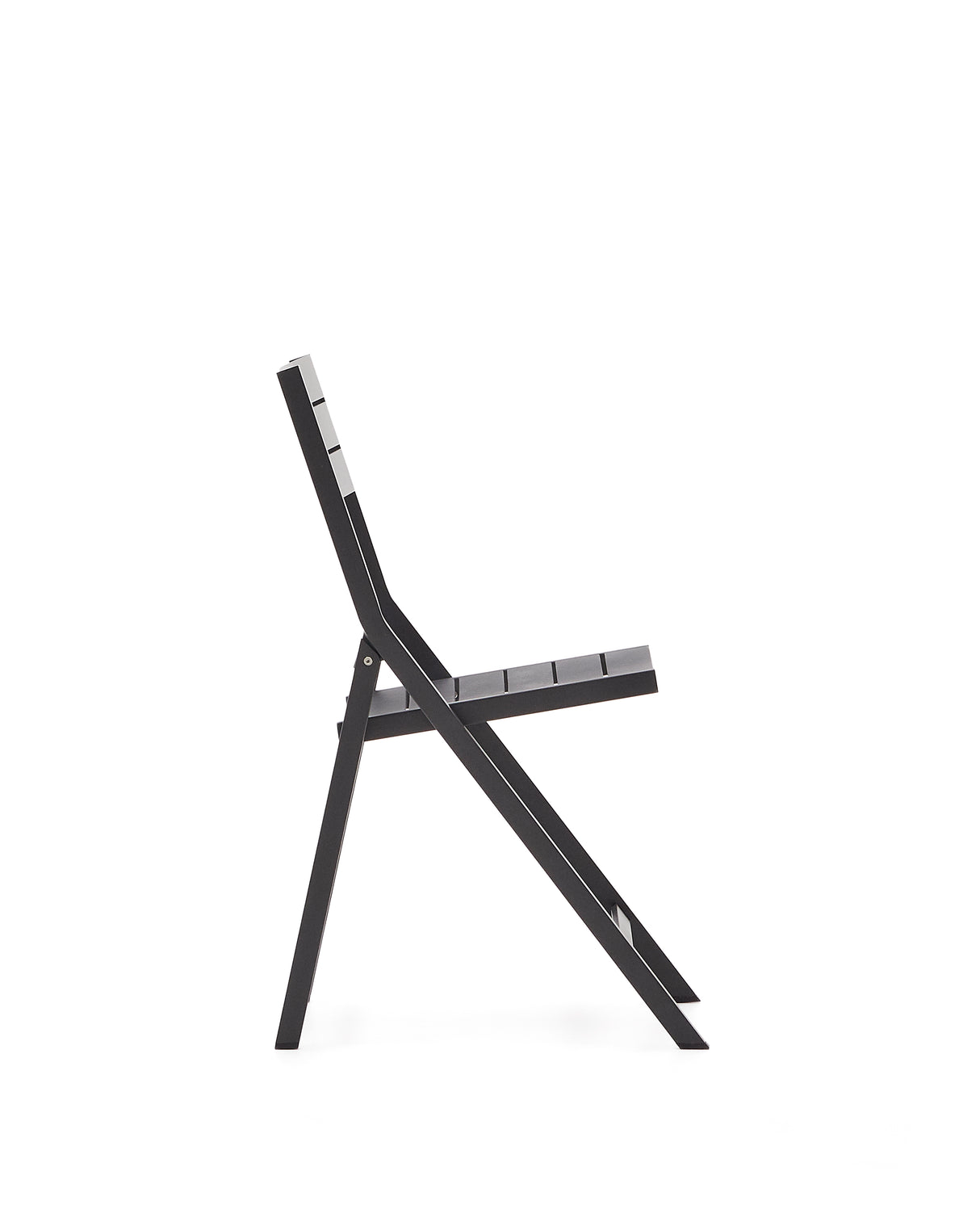 Faltbarer GartenstuhlTorreta aus Aluminium mit dunkelgrauem Finish - ZEN ZONE Furniture