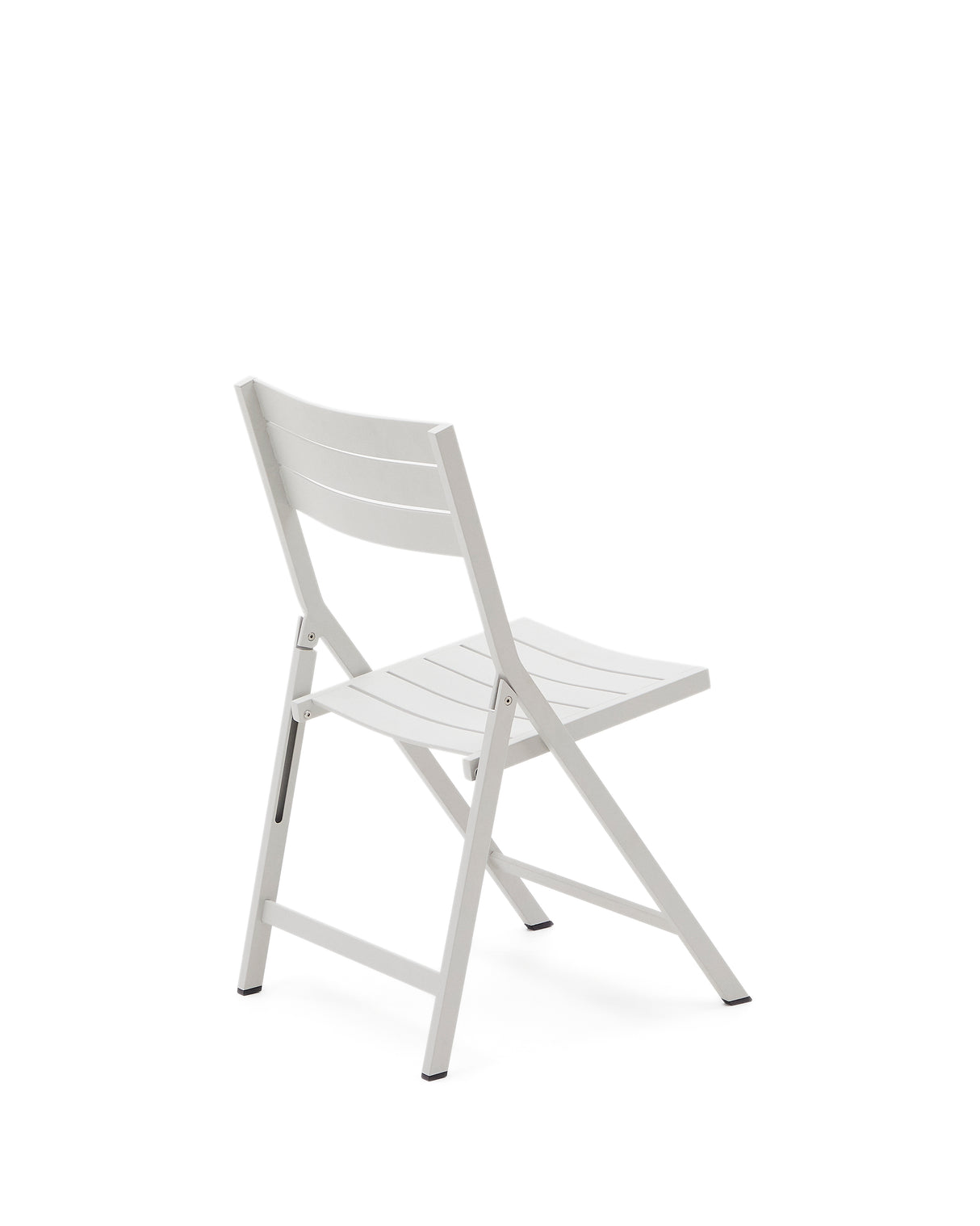 Faltbarer GartenstuhlTorreta aus Aluminium mit hellgrauem Finish - ZEN ZONE Furniture