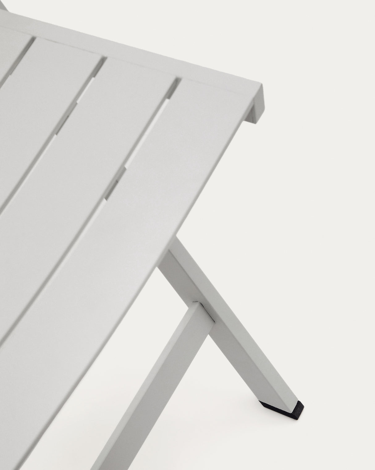 Faltbarer GartenstuhlTorreta aus Aluminium mit hellgrauem Finish - ZEN ZONE Furniture