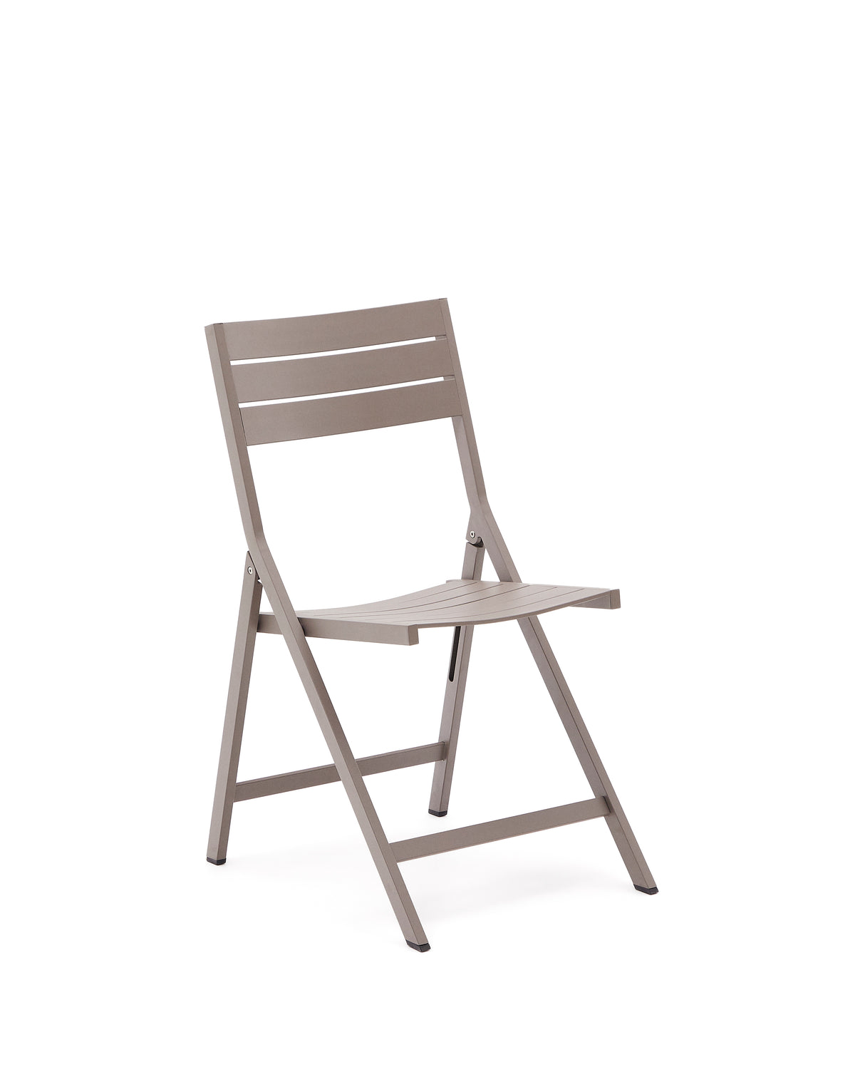 Faltbarer Gartenstuhl Torreta aus Aluminium mit mattbraunem Finish - ZEN ZONE Furniture