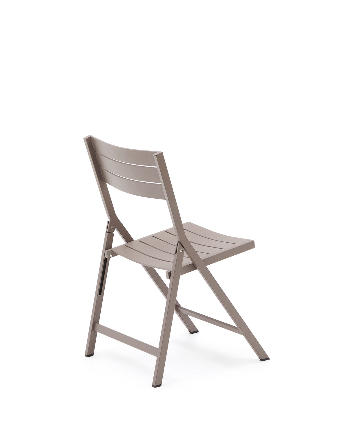 Faltbarer Gartenstuhl Torreta aus Aluminium mit mattbraunem Finish - ZEN ZONE Furniture