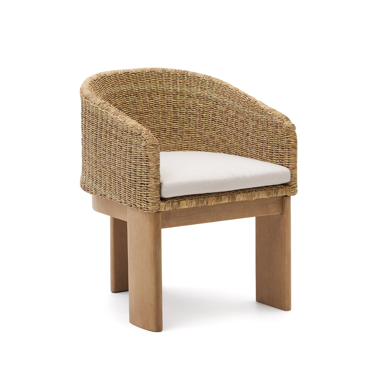 Xoriguer Stuhl aus synthetischem Rattan und massivem Eukalyptusholz FSC 100% - ZEN ZONE Furniture