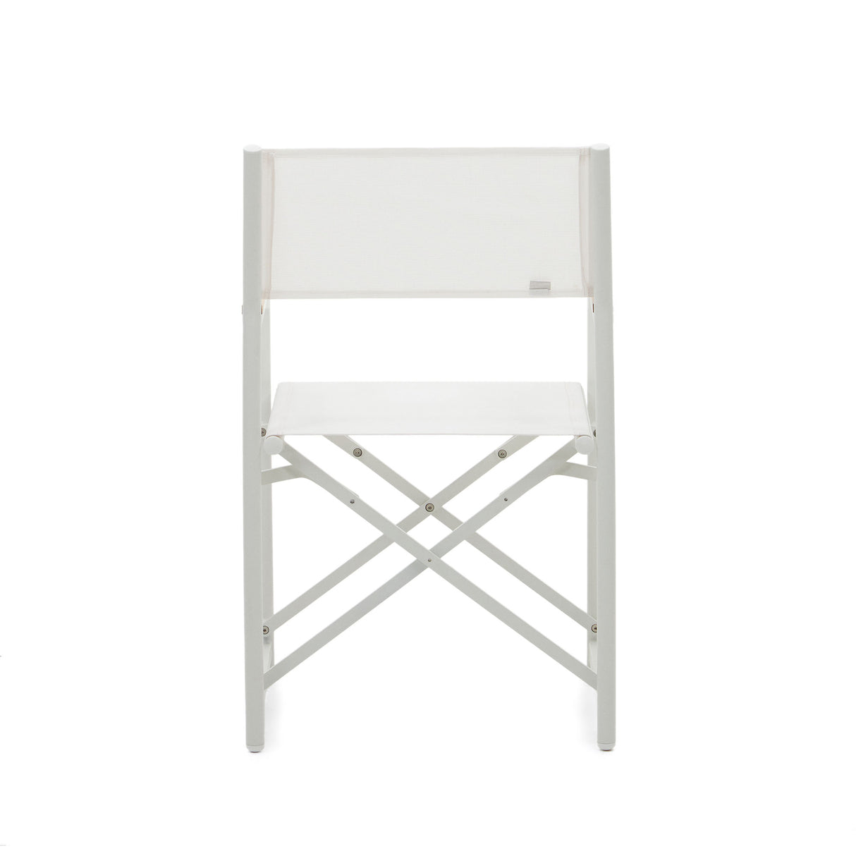 Llado Klappstuhl 100% outdoor aus Aluminium in Weiß und massivem Teakholz - ZEN ZONE Furniture