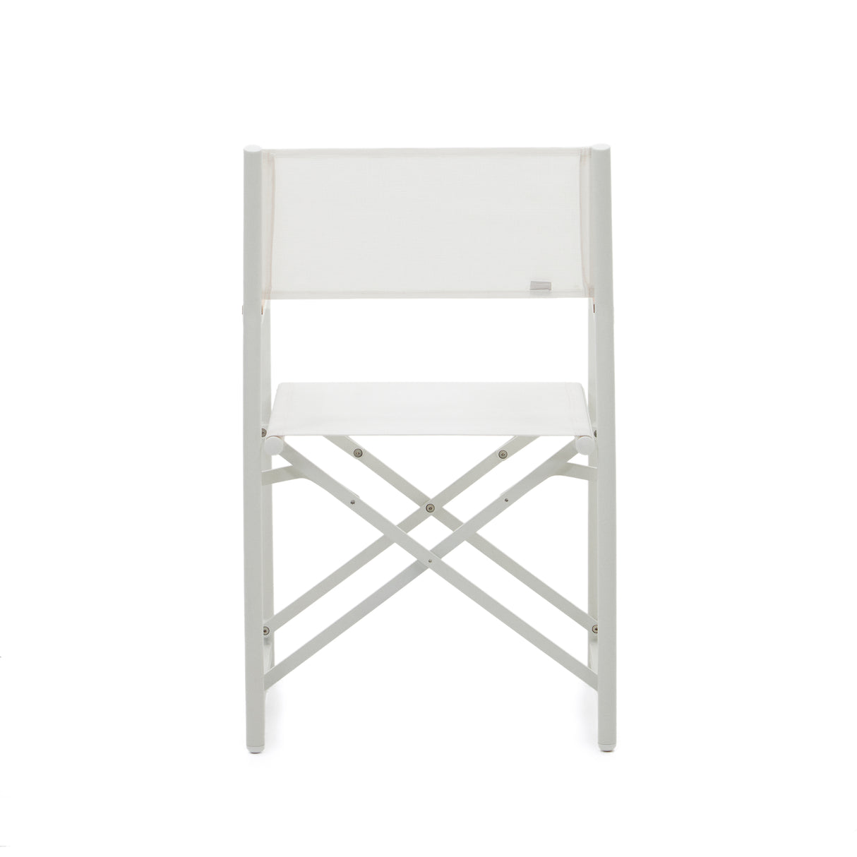 Llado Klappstuhl 100% outdoor aus Aluminium in Weiß und massivem Teakholz - ZEN ZONE Furniture