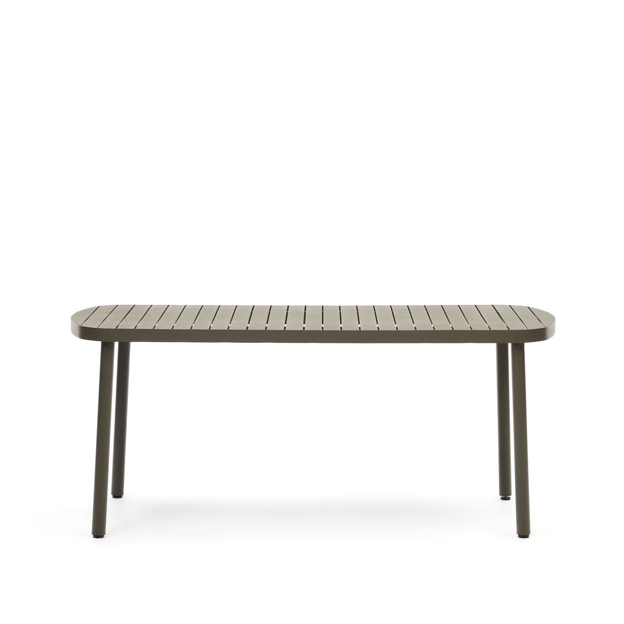 Joncols Gartentisch aus Aluminium mit Finish in Grün 180 x 90 cm - ZEN ZONE Furniture