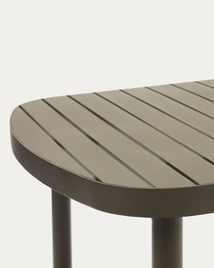 Joncols Gartentisch aus Aluminium mit Finish in Grün 180 x 90 cm - ZEN ZONE Furniture