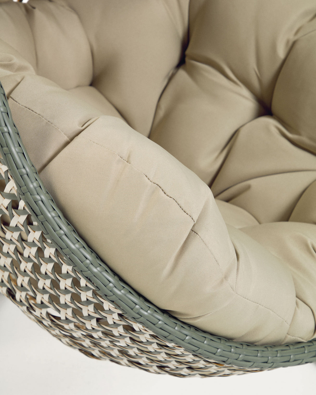 Hängesessel Cira mehrfarbig mit Standfuß in Dunkelgrau - ZEN ZONE Furniture