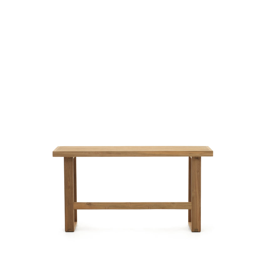 Canadell hohe Bank 100% outdoor aus massivem recyceltem Teakholz 130 cm - ZEN ZONE Furniture