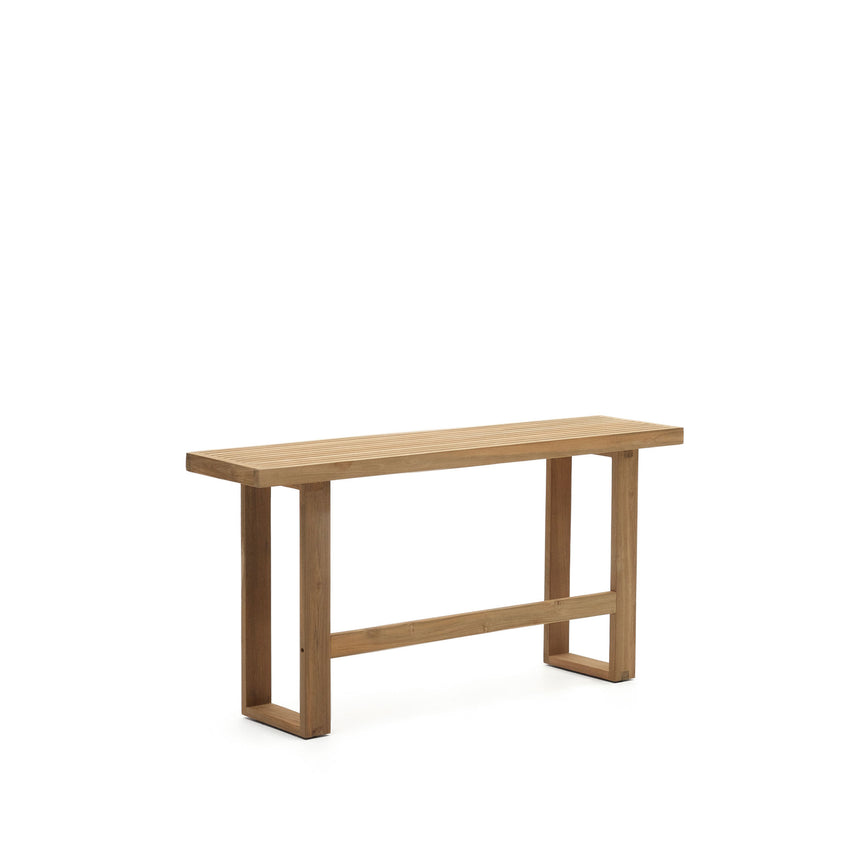 Canadell hohe Bank 100% outdoor aus massivem recyceltem Teakholz 130 cm - ZEN ZONE Furniture