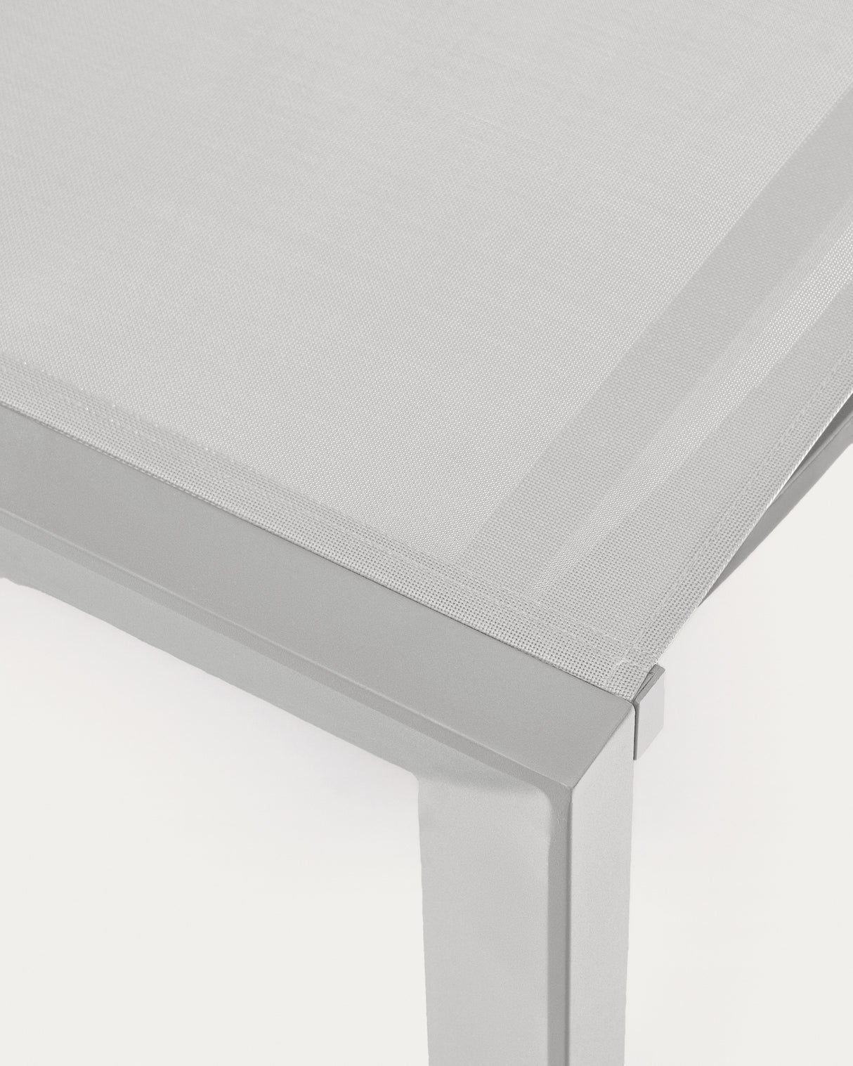Canutells Aluminium Liegestuhl mit weißem Finish - ZEN ZONE Furniture