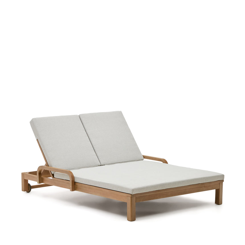 Sonsaura Doppelliege aus massivem Eukalyptusholz 100 % FSC - ZEN ZONE Furniture