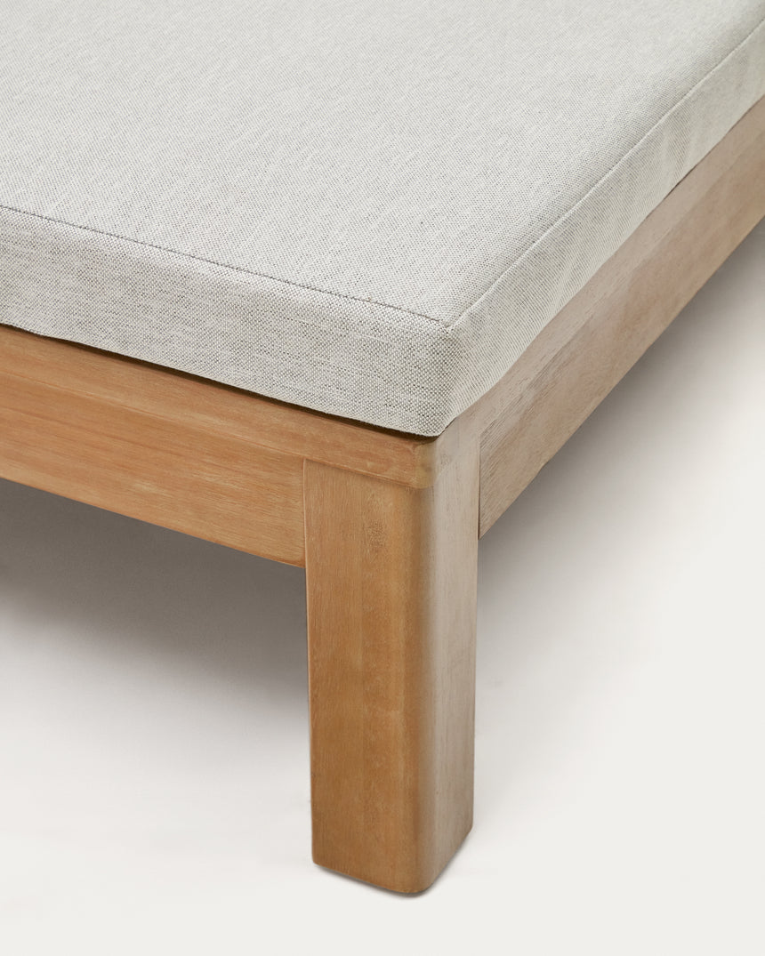Sonsaura Doppelliege aus massivem Eukalyptusholz 100 % FSC - ZEN ZONE Furniture