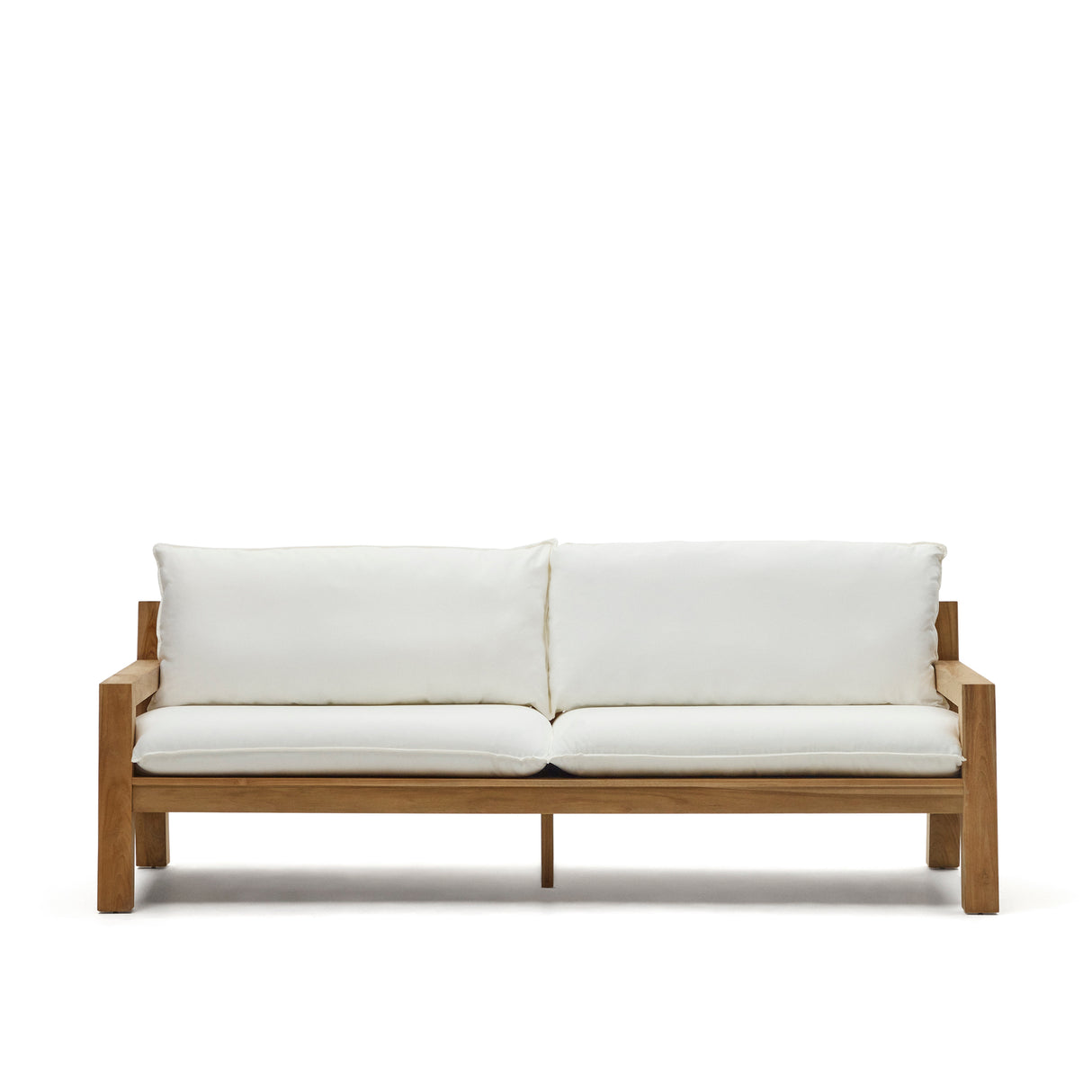 Forcanera 3-Sitzer-Sofa aus massivem Teakholz 218 cm - ZEN ZONE Furniture