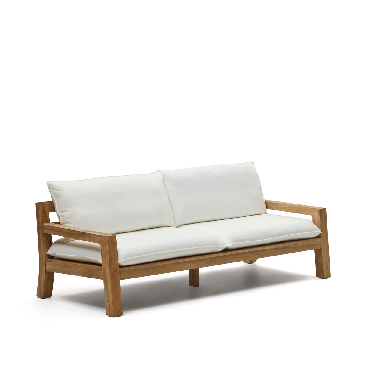 Forcanera 3-Sitzer-Sofa aus massivem Teakholz 218 cm - ZEN ZONE Furniture