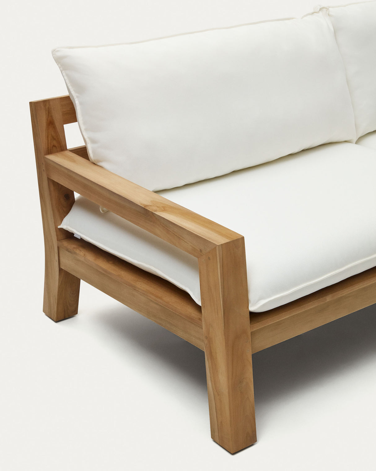 Forcanera 3-Sitzer-Sofa aus massivem Teakholz 218 cm - ZEN ZONE Furniture