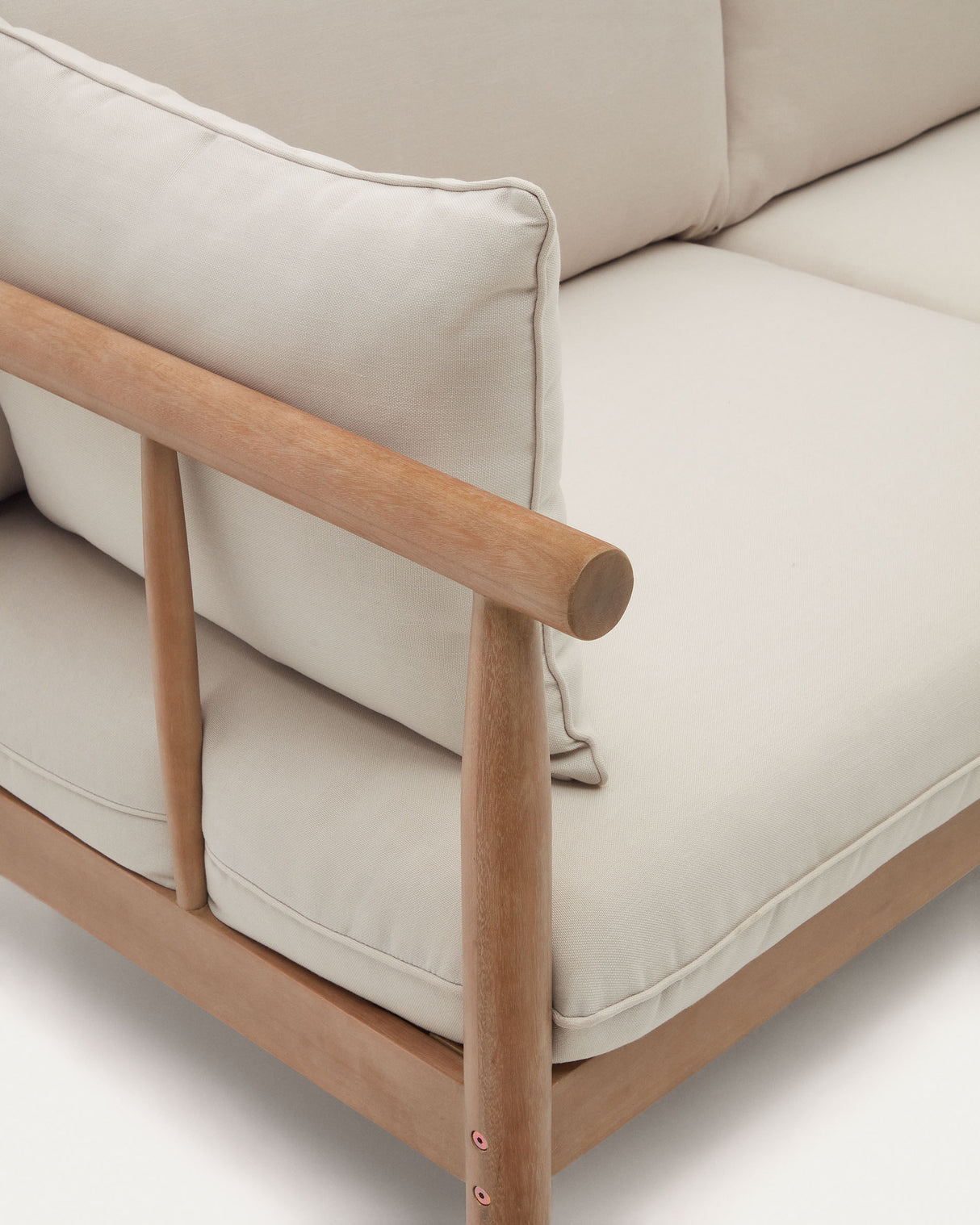 Sacova 2-Sitzer-Sofa aus massivem Eukalyptusholz 195 cm 100% FSC - ZEN ZONE Furniture