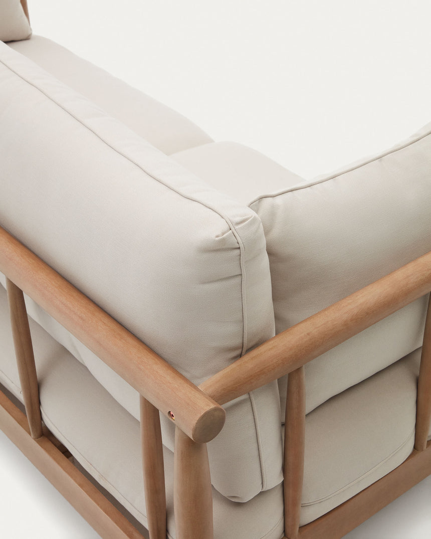 Sacova 2-Sitzer-Sofa aus massivem Eukalyptusholz 195 cm 100% FSC - ZEN ZONE Furniture