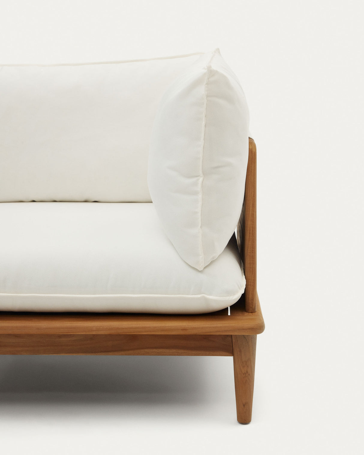 Portitxol modularer Ecksessel aus massivem Teakholz - ZEN ZONE Furniture