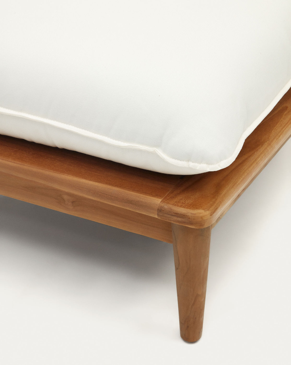 Portitxol modularer Ecksessel aus massivem Teakholz - ZEN ZONE Furniture