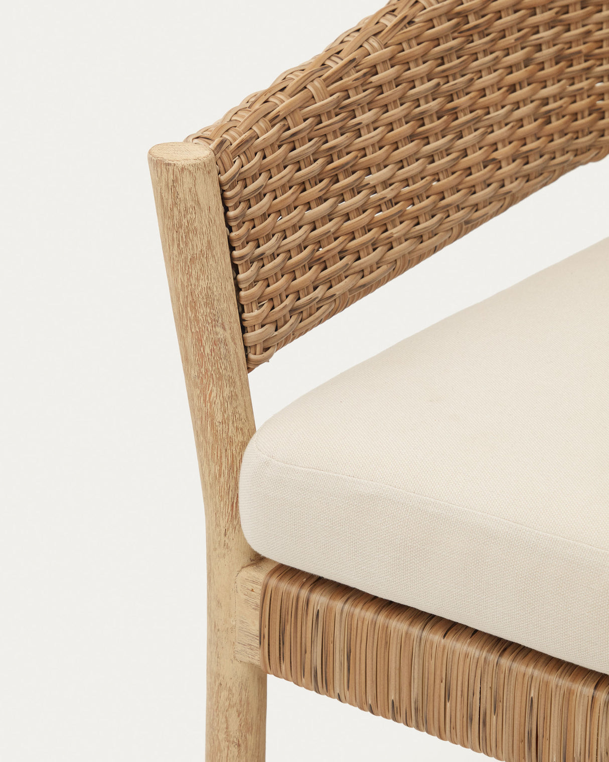 Pola stapelbares Set 2-Sitzer-Sofa + 2 Sesseln massiver Eukalyptus Kunstrattan 100% FSC - ZEN ZONE Furniture