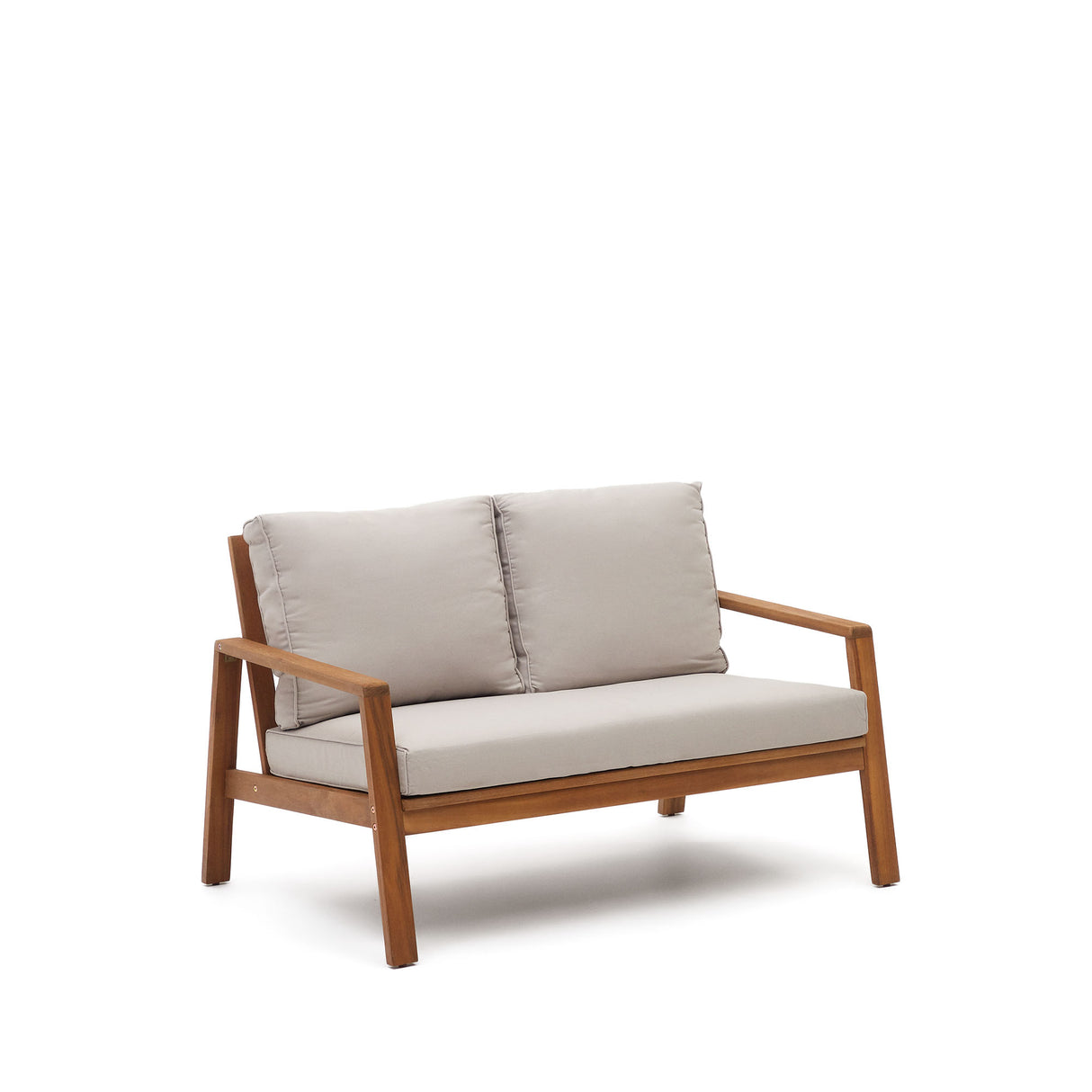 Frares Set aus 2-Sitzer-Sofa, 2 Sesseln und Couchtisch massives Akazienholz 100% FSC - ZEN ZONE Furniture