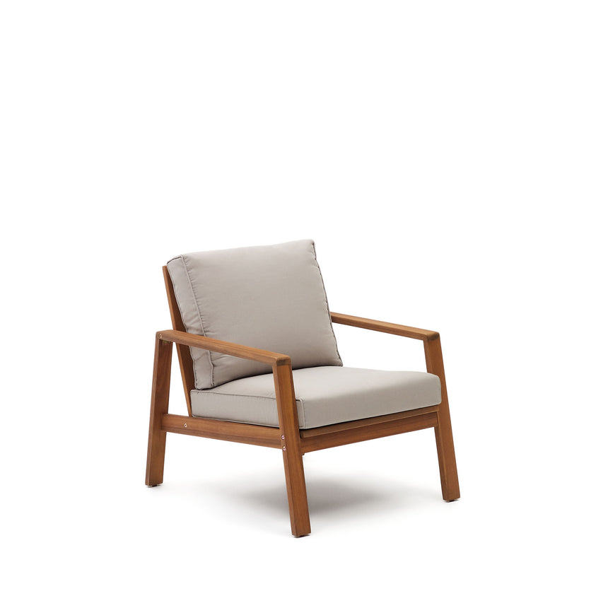 Frares Set aus 2-Sitzer-Sofa, 2 Sesseln und Couchtisch massives Akazienholz 100% FSC - ZEN ZONE Furniture