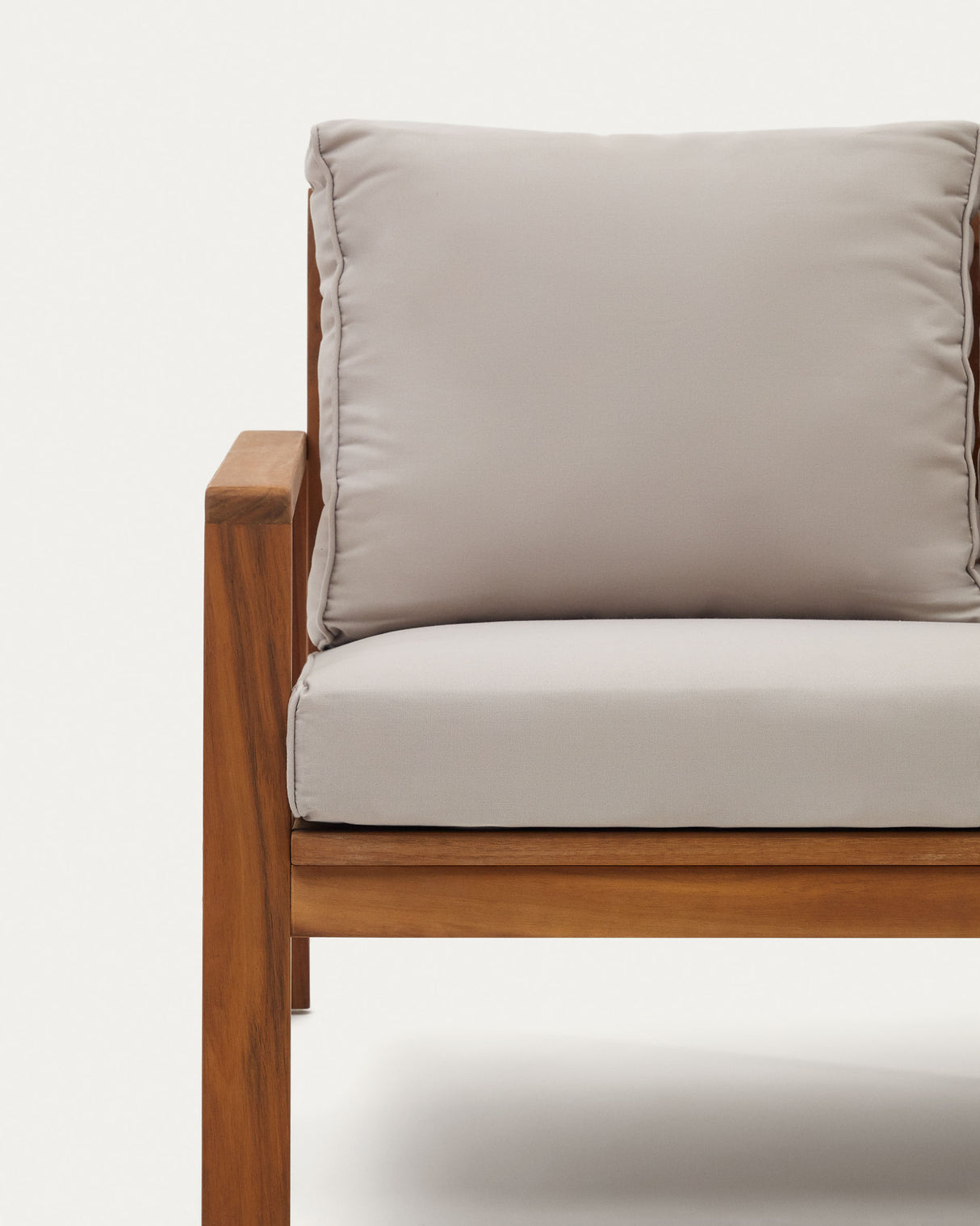 Frares Set aus 2-Sitzer-Sofa, 2 Sesseln und Couchtisch massives Akazienholz 100% FSC - ZEN ZONE Furniture