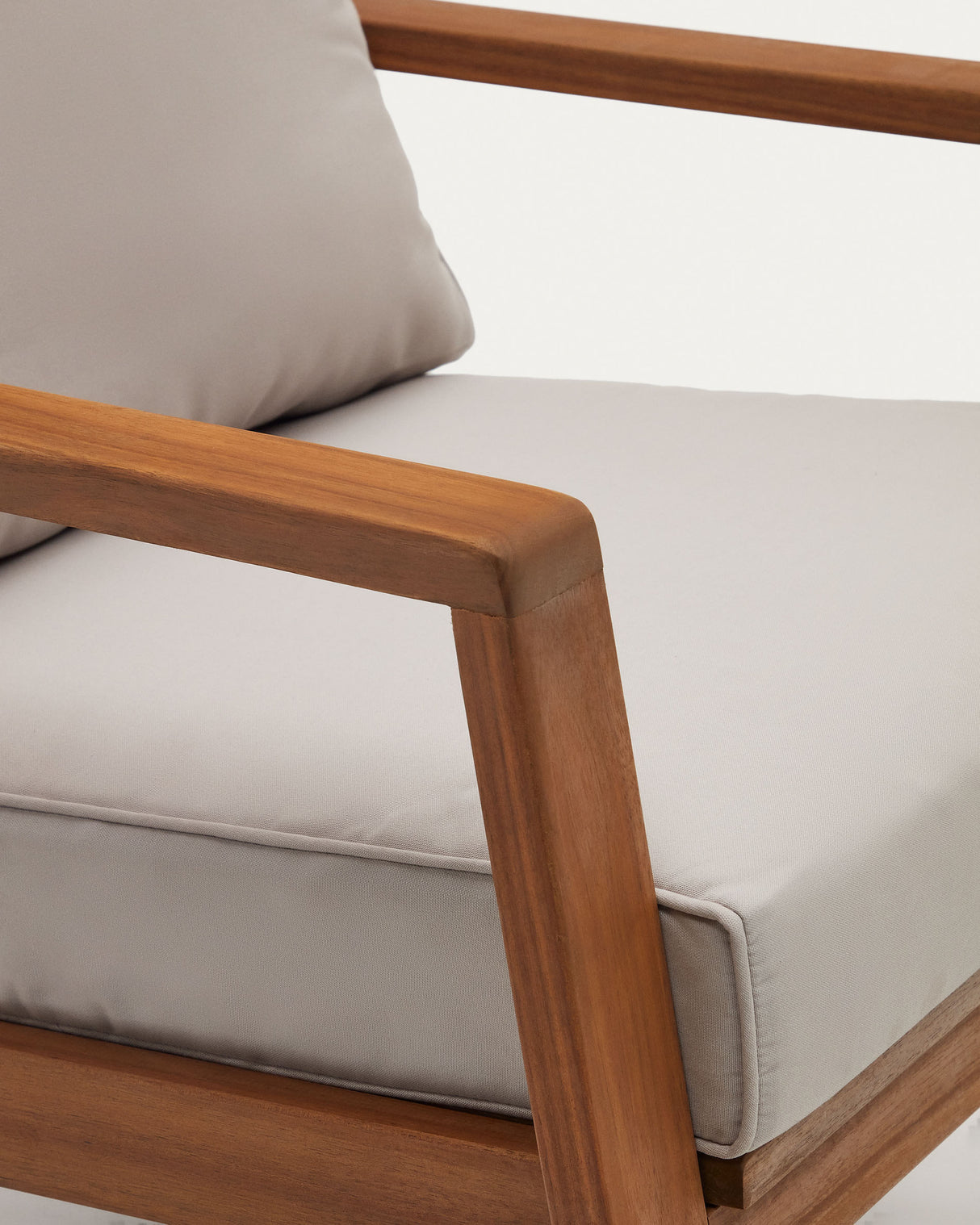 Frares Set aus 2-Sitzer-Sofa, 2 Sesseln und Couchtisch massives Akazienholz 100% FSC - ZEN ZONE Furniture