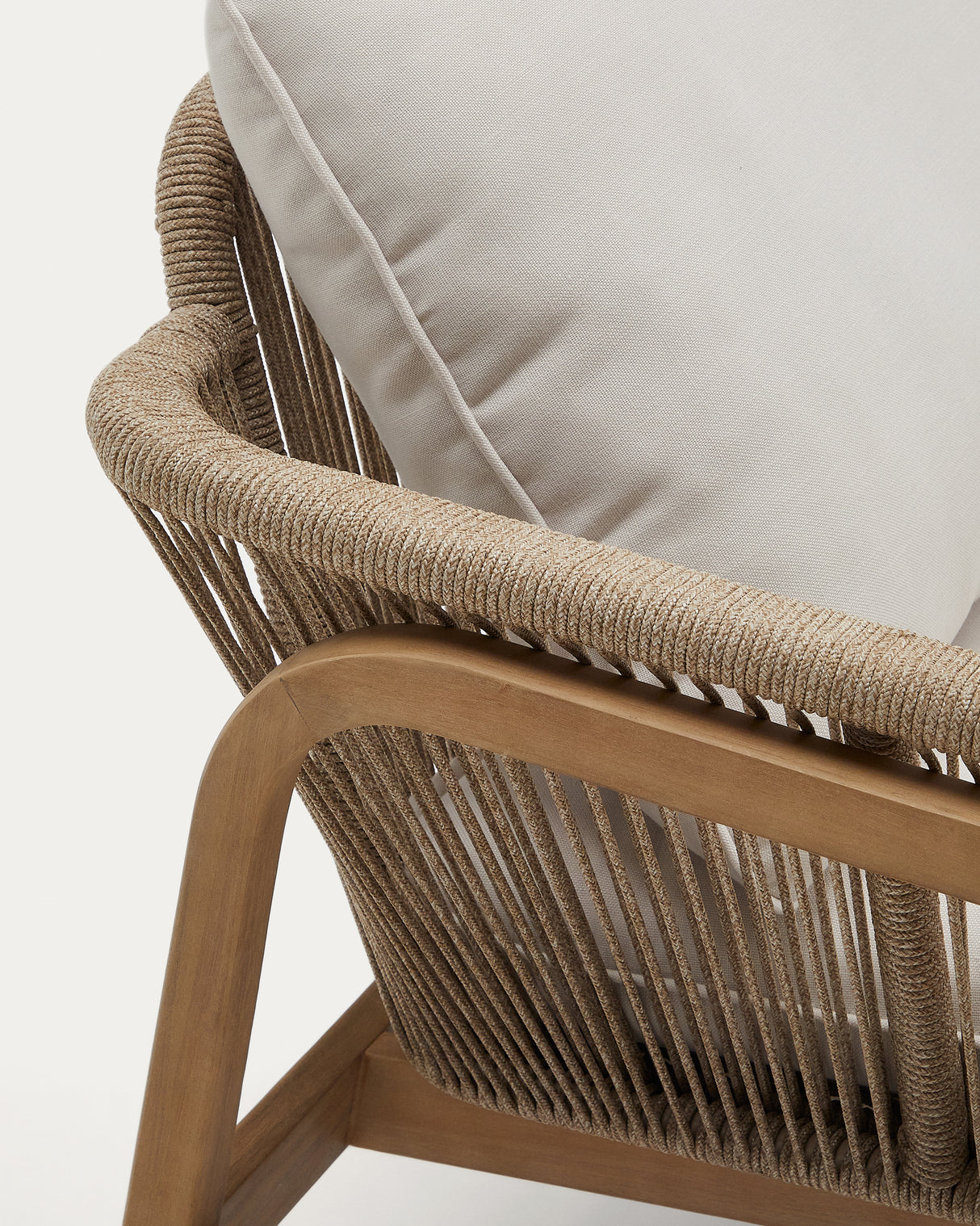 Vellana Set aus 3-Sitzer-Sofa, 2 Sesseln und Couchtisch aus massivem Akazienholz 100 % FSC - ZEN ZONE Furniture