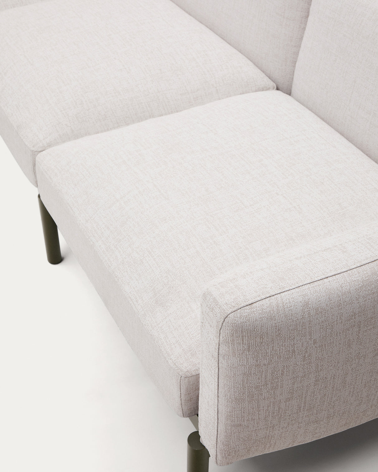 Modulares 4-Sitzer-Sofa für den Außenbereich Sorells aus Aluminium in grüner Ausführung 314 cm - ZEN ZONE Furniture