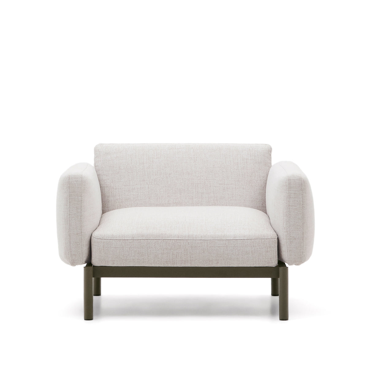 Modularer Outdoor-Sessel Sorells aus Aluminium in grüner Ausführung - ZEN ZONE Furniture