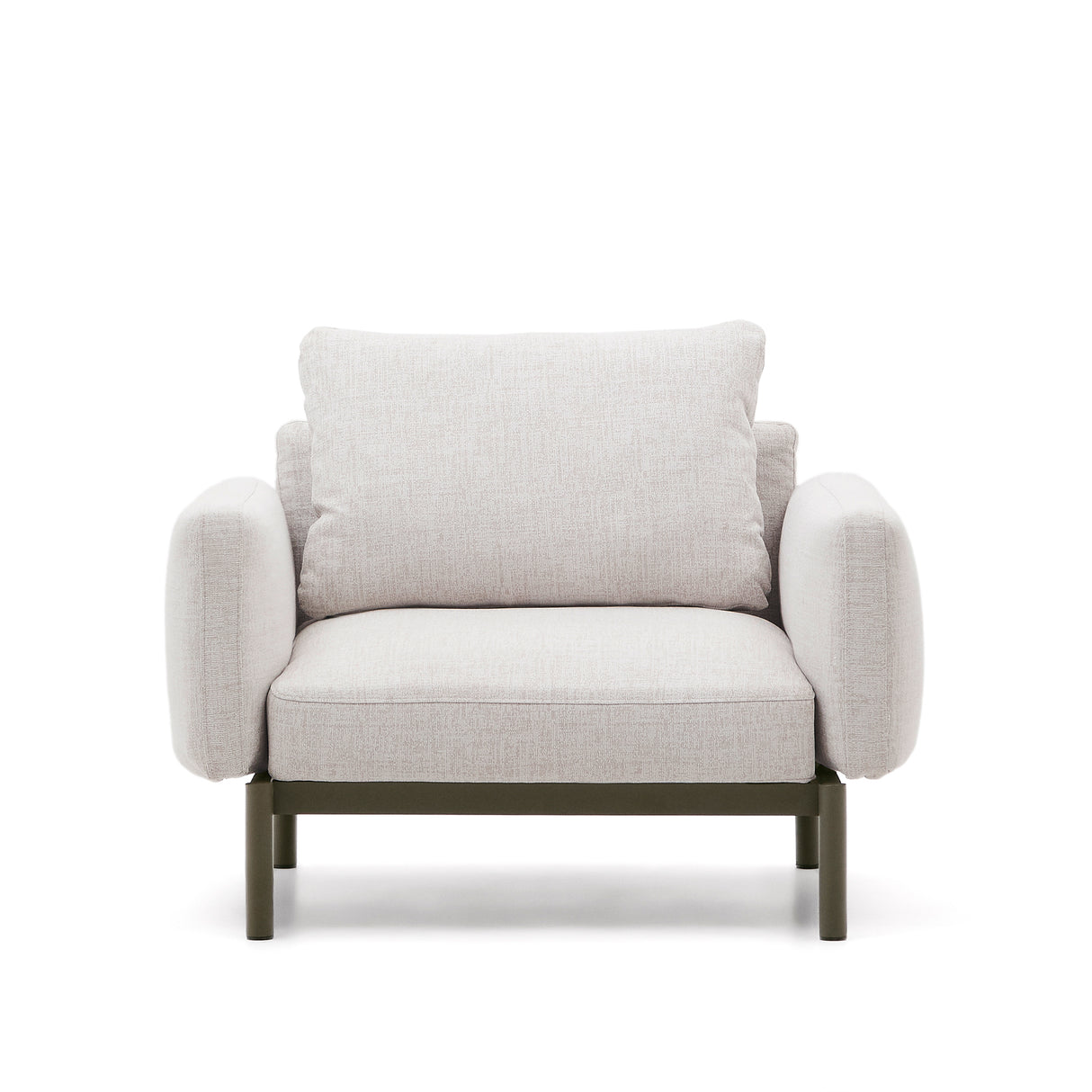 Modularer Outdoor-Sessel Sorells aus Aluminium in grüner Ausführung - ZEN ZONE Furniture