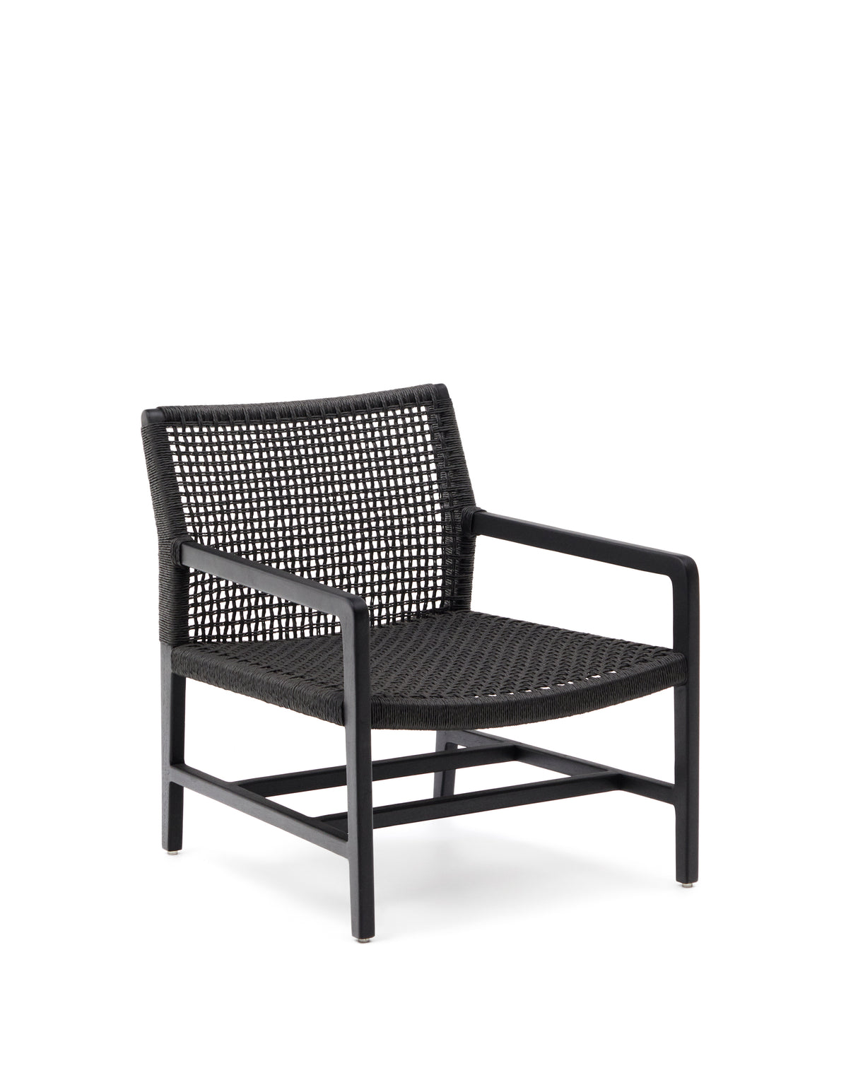 Sabolla Sessel aus massivem Teakholz mit schwarzem Finish - ZEN ZONE Furniture