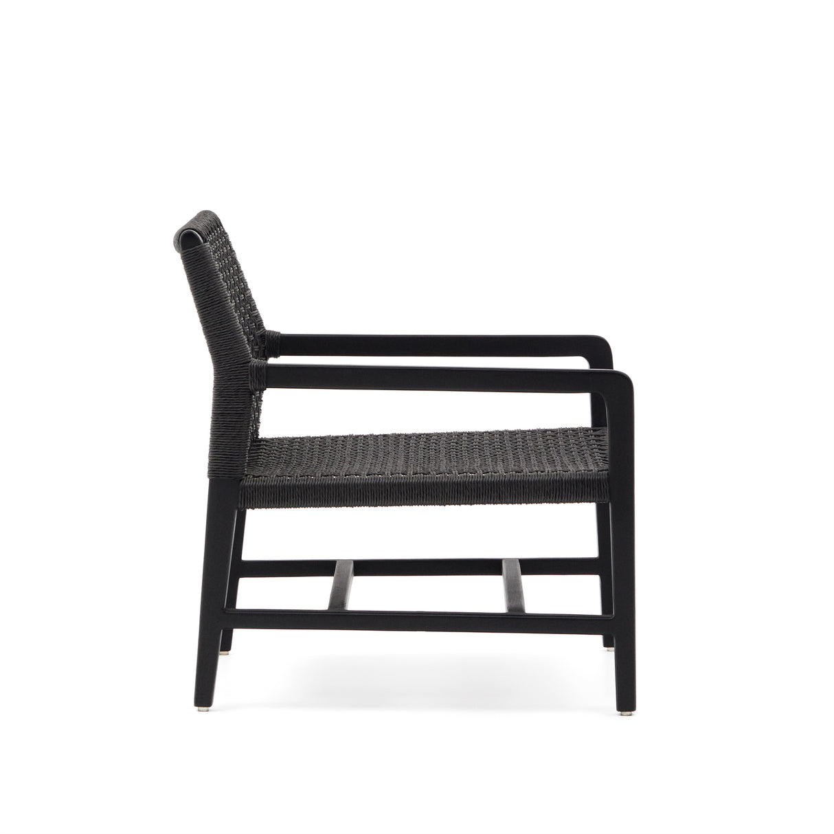 Sabolla Sessel aus massivem Teakholz mit schwarzem Finish - ZEN ZONE Furniture