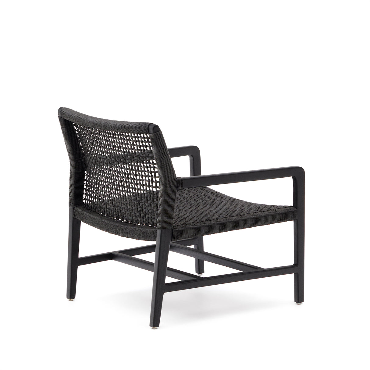 Sabolla Sessel aus massivem Teakholz mit schwarzem Finish - ZEN ZONE Furniture