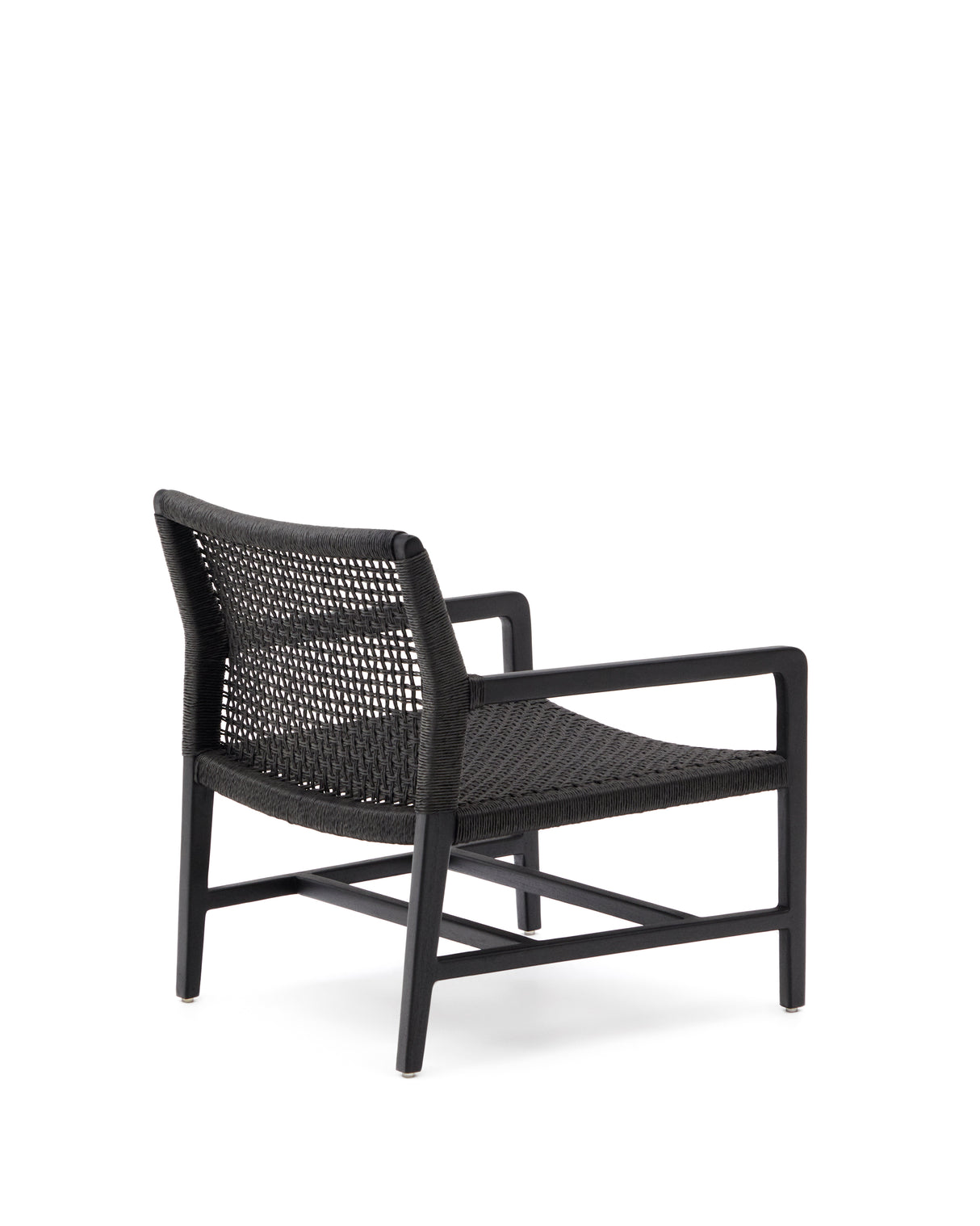 Sabolla Sessel aus massivem Teakholz mit schwarzem Finish - ZEN ZONE Furniture