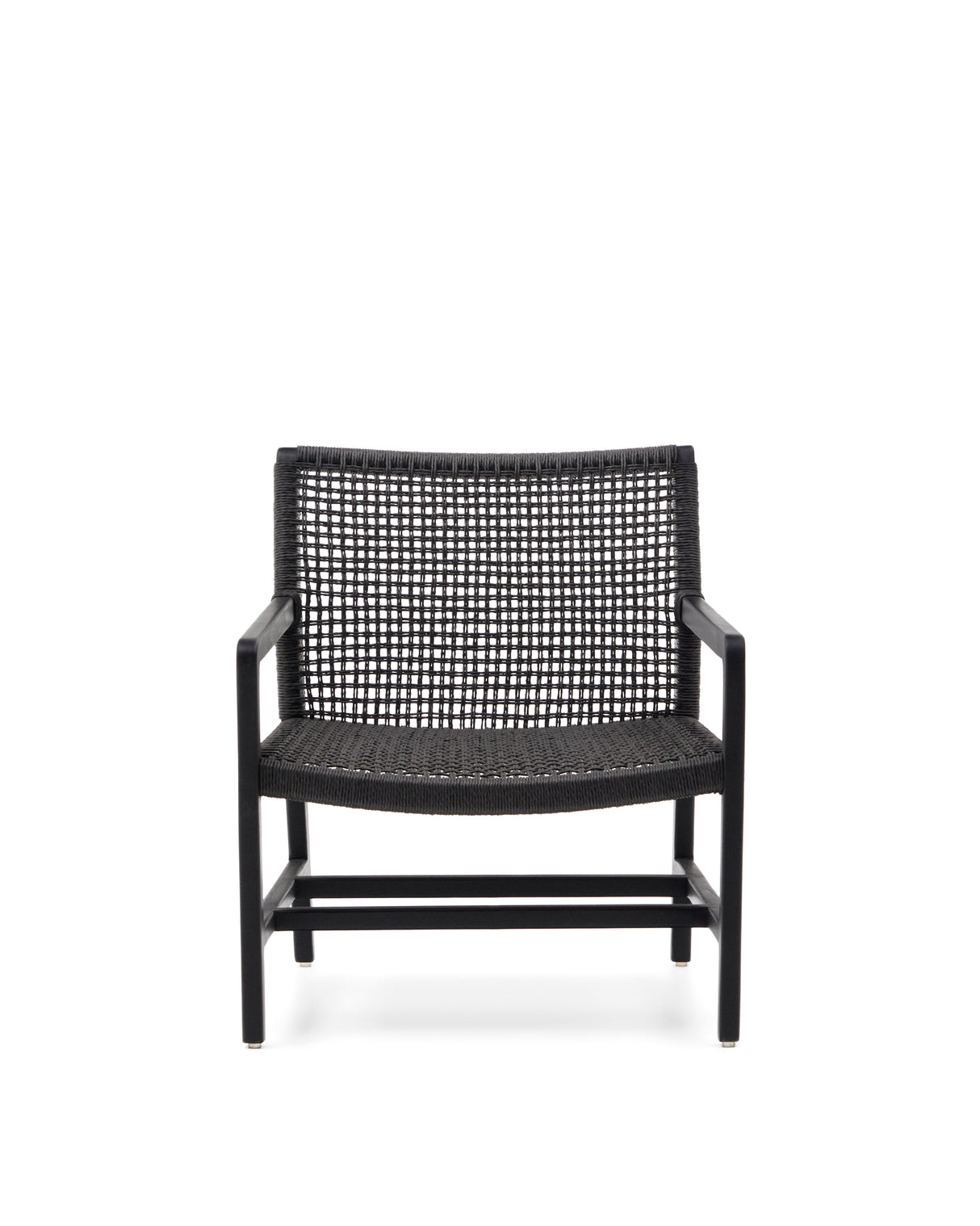 Sabolla Sessel aus massivem Teakholz mit schwarzem Finish - ZEN ZONE Furniture