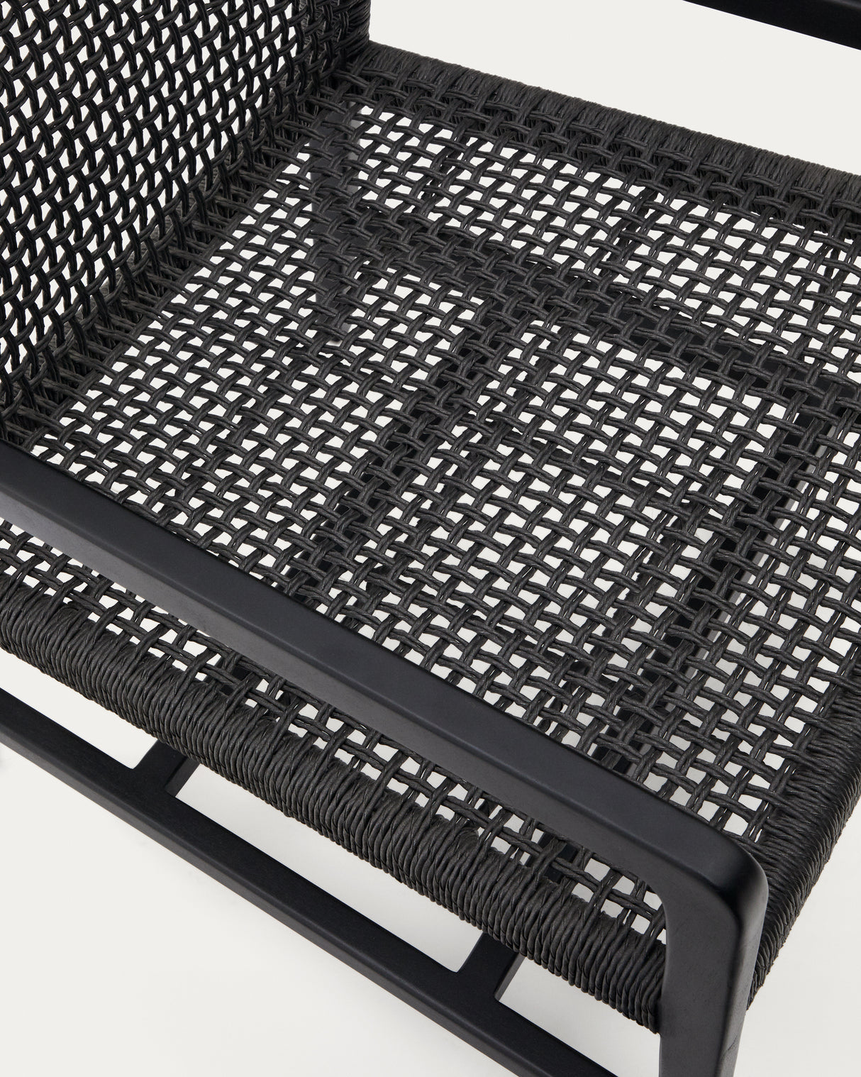 Sabolla Sessel aus massivem Teakholz mit schwarzem Finish - ZEN ZONE Furniture