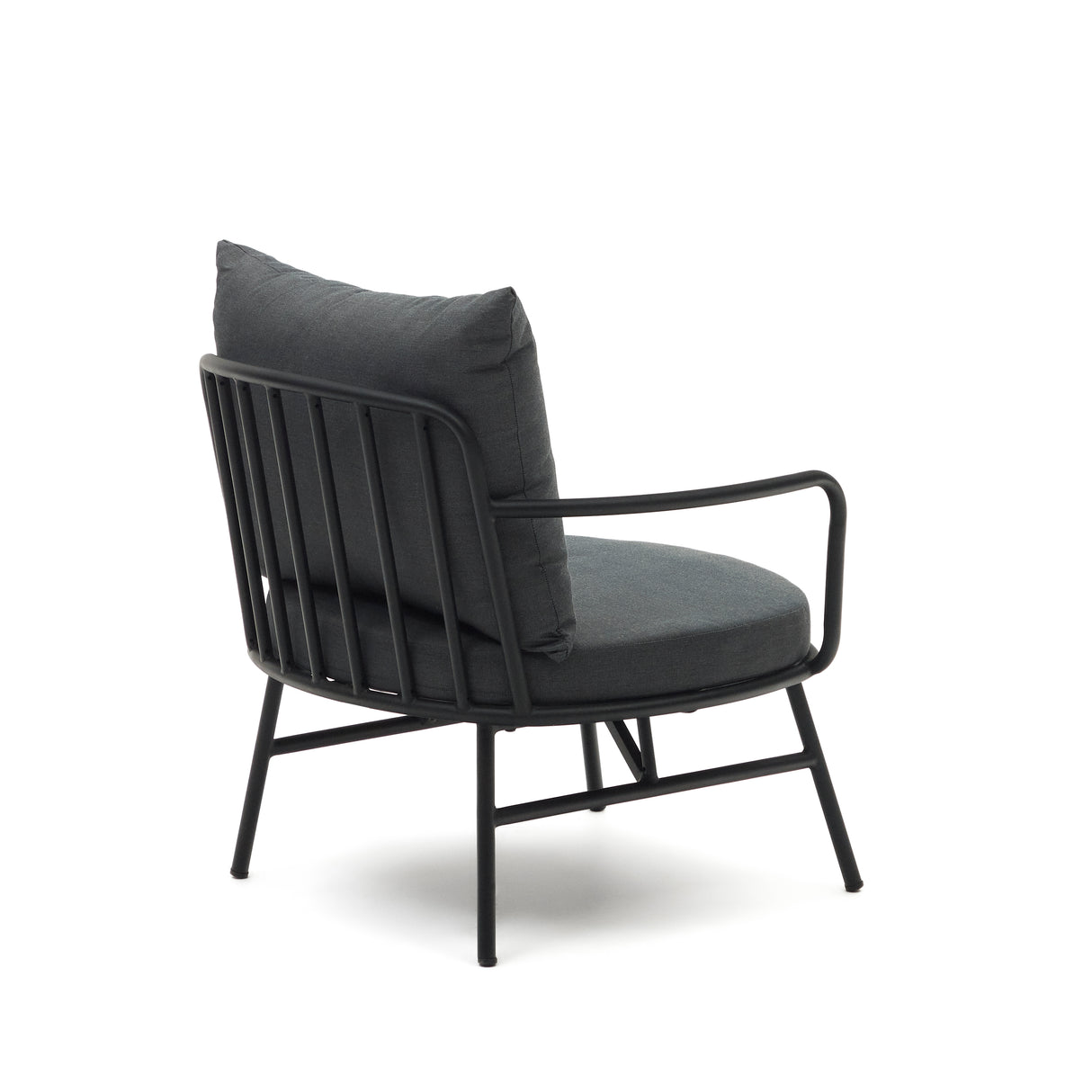 Bramant Sessel aus Stahl mit schwarzem Finish - ZEN ZONE Furniture