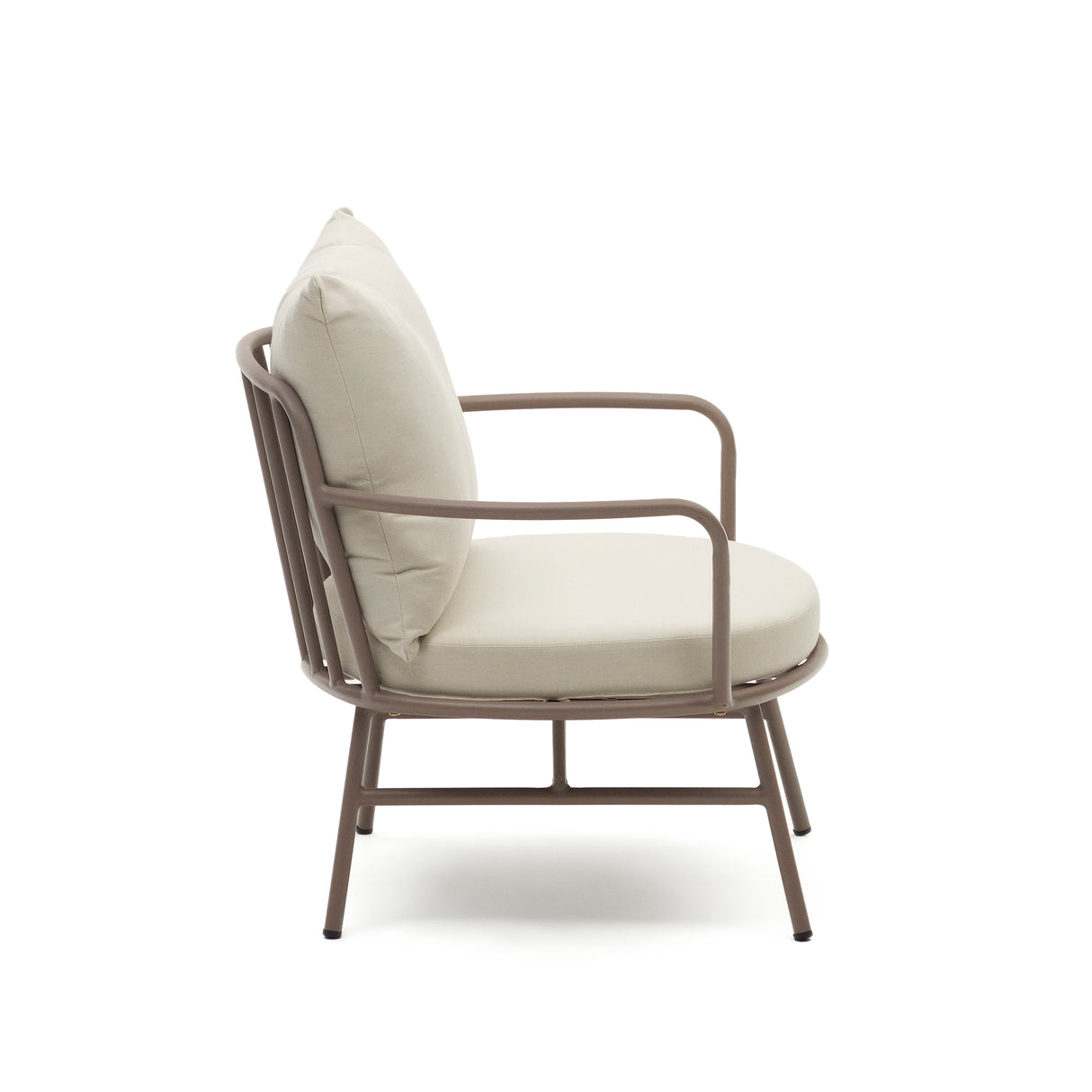 Bramant Sessel aus Stahl mit Finish in Helllila - ZEN ZONE Furniture