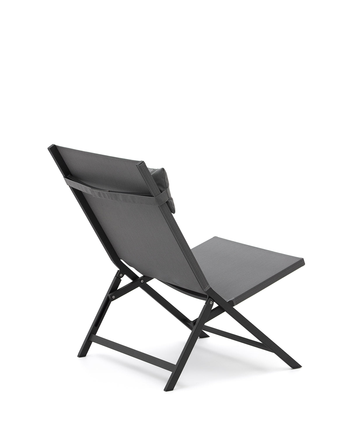 Canutells Klappstuhl aus Aluminium mit dunkelgrauem Finish - ZEN ZONE Furniture