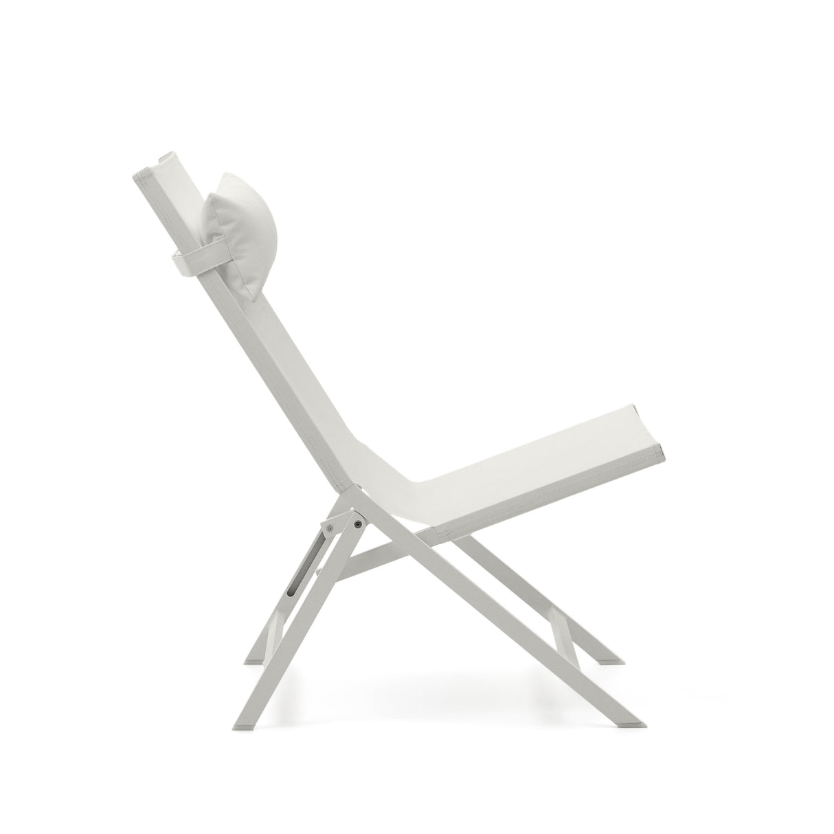 Canutells Klappstuhl aus Aluminium mit weißem Finish - ZEN ZONE Furniture