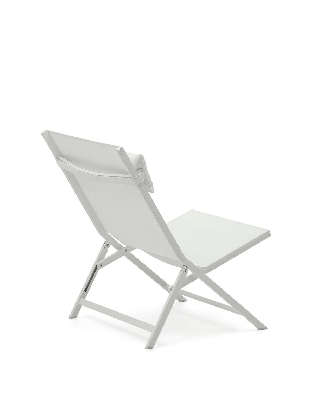 Canutells Klappstuhl aus Aluminium mit weißem Finish - ZEN ZONE Furniture