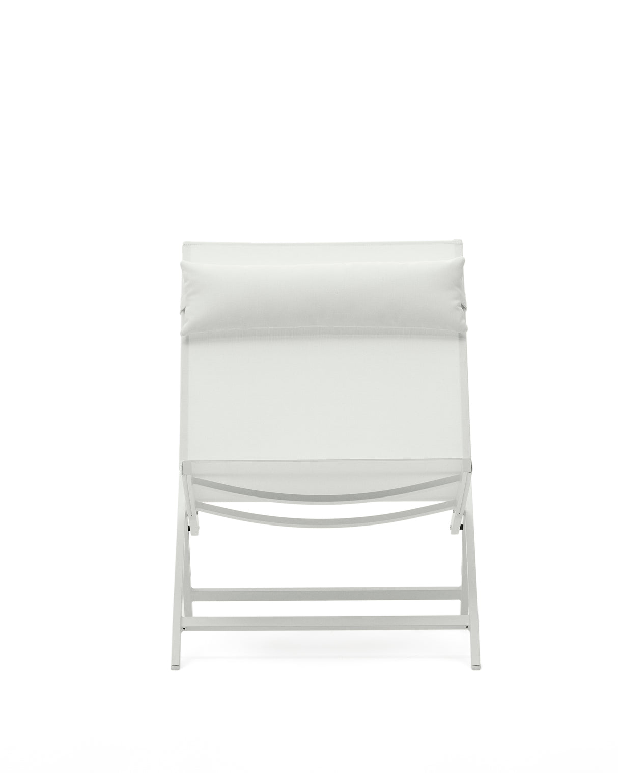 Canutells Klappstuhl aus Aluminium mit weißem Finish - ZEN ZONE Furniture